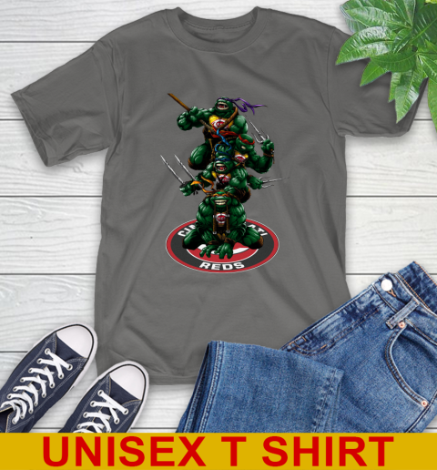 MLB Baseball Cincinnati Reds Teenage Mutant Ninja Turtles Shirt T-Shirt 8