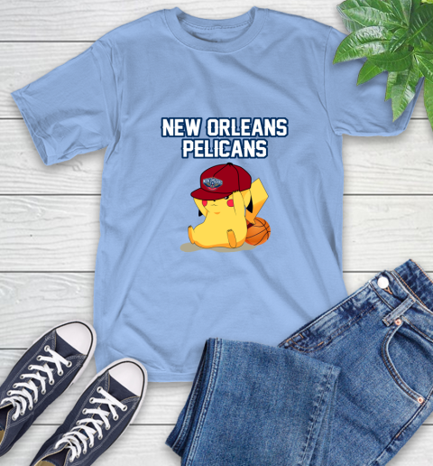 NBA Pikachu Basketball Sports New Orleans Pelicans T-Shirt 11