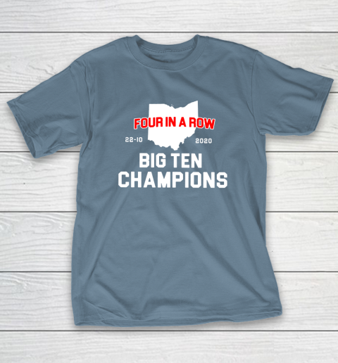 Big Ten Champions Four in a Row 2020 T-Shirt 6