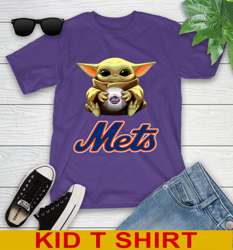MLB Baseball New York Mets Star Wars Baby Yoda Shirt 104