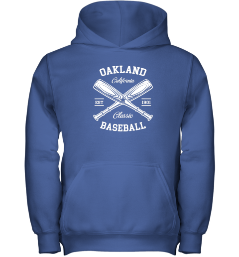 uore oakland baseball classic vintage california retro fans gift t youth hoodie 43 front royal