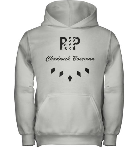 Black Panther Chadwick Rip Actor 2020 Youth Hoodie