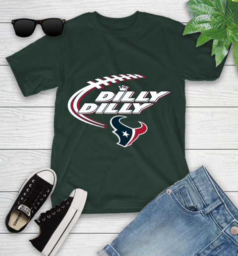 NFL Houston Texans Dilly Dilly Football Sports Youth T-Shirt 5