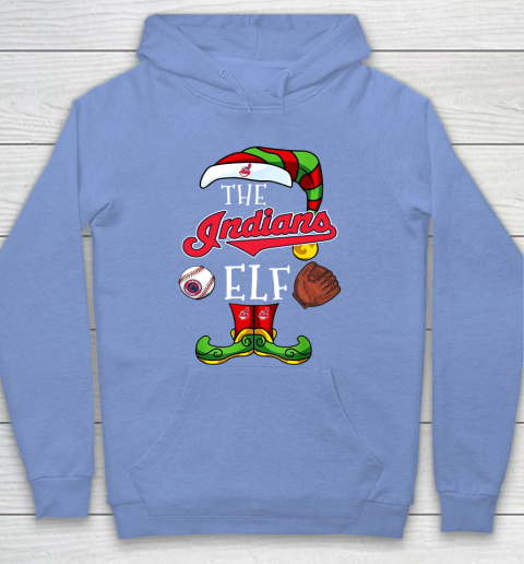 Cleveland Indians Christmas ELF Funny MLB Hoodie 8