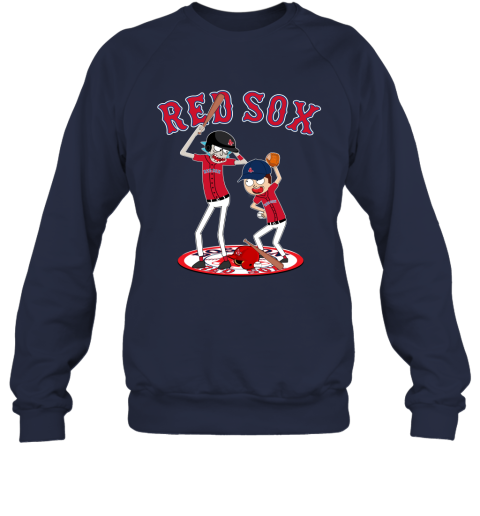 MLB Boston Red Sox Rick And Morty Baseball Sports Long Sleeve T-Shirt