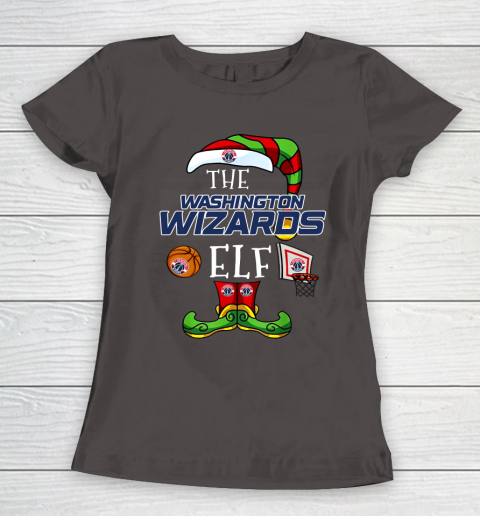Washington Wizards Christmas ELF Funny NBA Women's T-Shirt 7