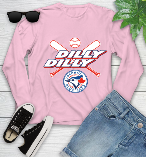 MLB Toronto Blue Jays Dilly Dilly Baseball Sports Youth Long Sleeve 10