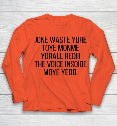 Blink 182 I Miss You Funny Jone Waste Yore Youth Long Sleeve 2