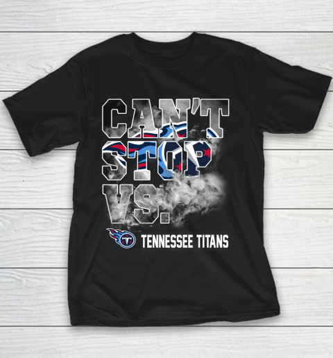 NFL Tennessee Titans Can't Stop Vs Youth T-Shirt