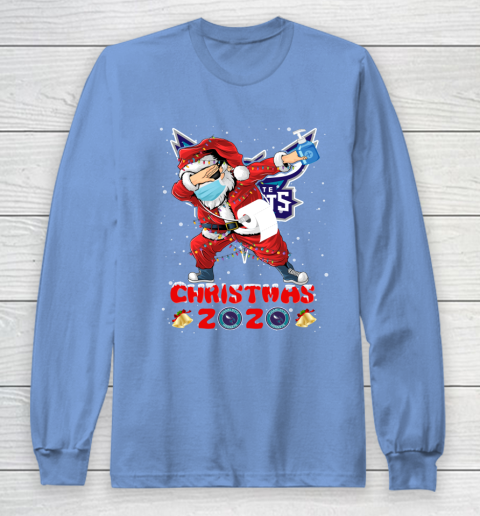 Charlotte Hornets Funny Santa Claus Dabbing Christmas 2020 NBA Long Sleeve T-Shirt 8