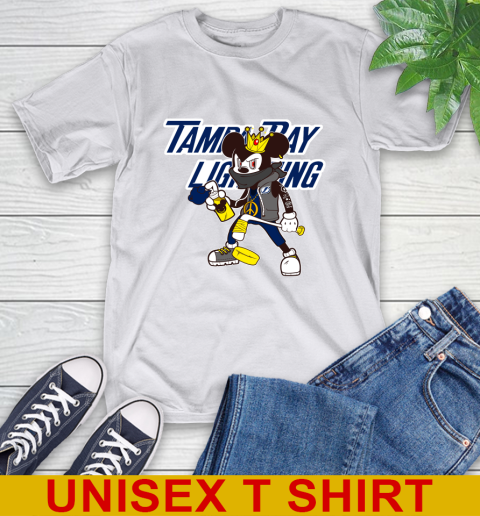 Tampa Bay Lightning NHL Hockey Mickey Peace Sign Sports T-Shirt 12