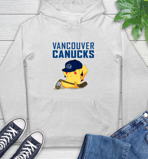 NHL Pikachu Hockey Sports Vancouver Canucks Hoodie