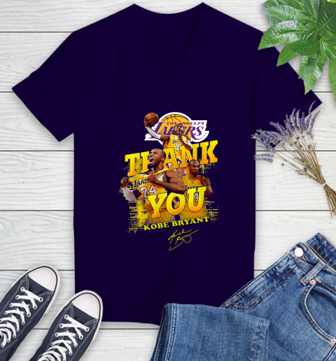 Great Thank you Kobe Bryant Los Angeles Lakers signature shirt 74