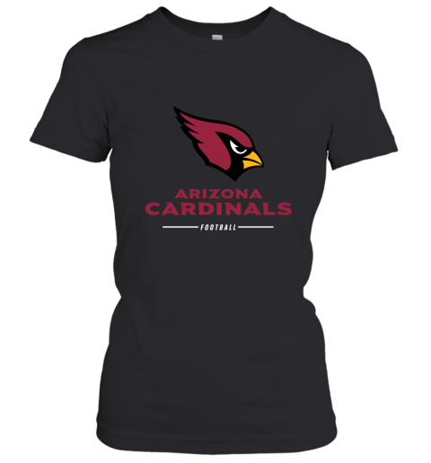 Arizona Cardinals NFL Pro Line Black Team Lockup Women's T-Shirt