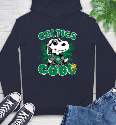 NBA Basketball Boston Celtics Cool Snoopy Shirt Hoodie 3