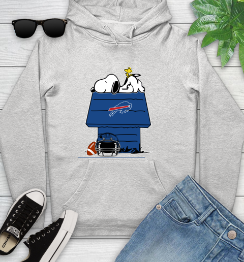Buffalo Bills NFL Football Snoopy Woodstock The Peanuts Movie Youth Hoodie
