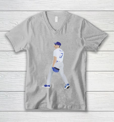 Dodgers Nation Joe Kelly V-Neck T-Shirt 4