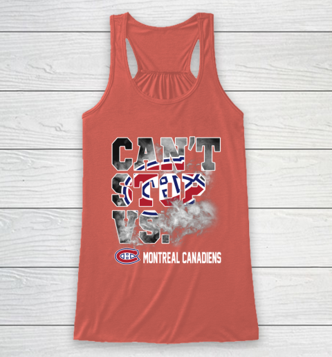 NHL Montreal Canadiens Hockey Can't Stop Vs Racerback Tank 3