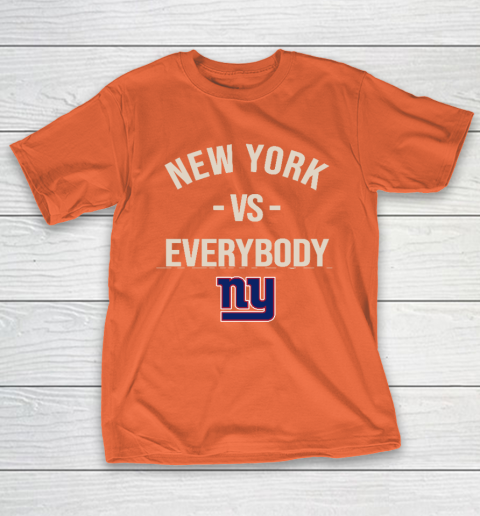 New York Giants Vs Everybody T-Shirt 4