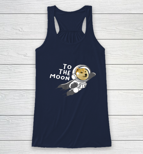 Dogecoin to the Moon Shirt Hodl Doge Coin Crypto Currency Racerback Tank 8