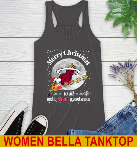 Miami Heat Merry Christmas To All And To Heat A Good Season NBA Basketball Sports Racerback Tank 10