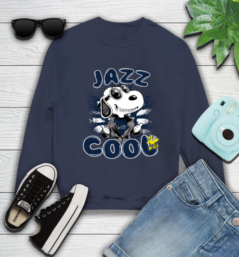 NBA Basketball Utah Jazz Cool Snoopy Shirt Sweatshirt 2