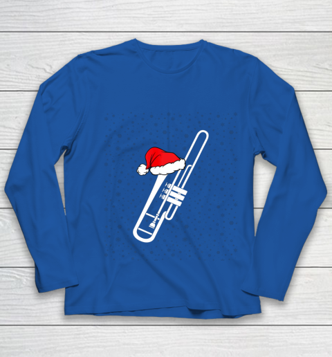Christmas Gift Trombone Santa Trombone Funny Xmas Pajama Youth Long Sleeve 7