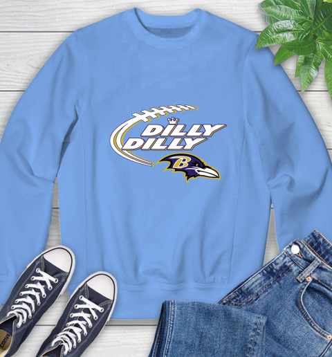 NFL Baltimore Ravens Dilly Dilly Football Sports Sweatshirt 11