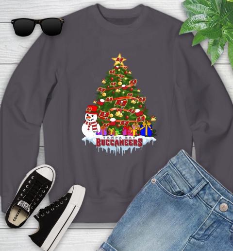 Tampa Bay Buccaneers Merry Christmas NFL Football Sports Youth Sweatshirt 6