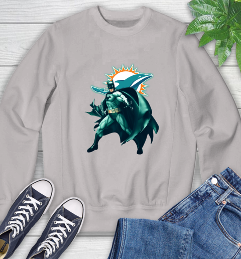 NFL Batman Football Sports Miami Dolphins Sweatshirt 12