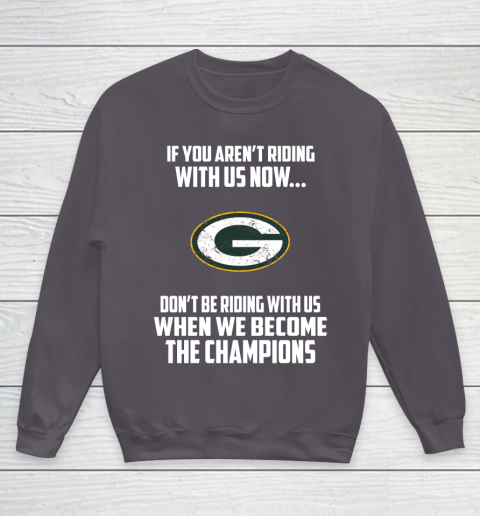 NFL Green Bay Packers Football We Become The Champions Youth Sweatshirt 5