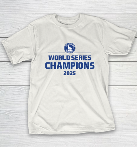 Los Angeles Dodgers World Series Champions 2025 Youth T-Shirt