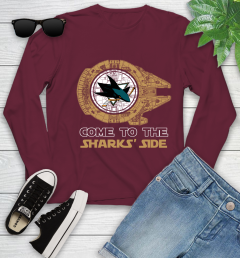 NHL Come To The San Jose Sharks Wars Hockey Sports Youth Long Sleeve 6