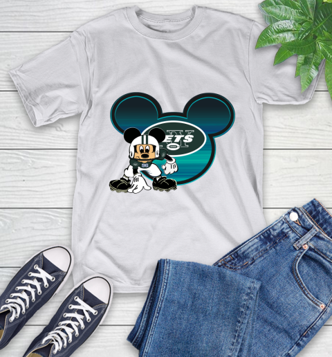 NFL New York Jets Mickey Mouse Disney Football T Shirt T-Shirt 12