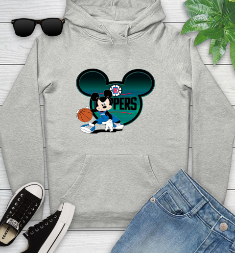 NBA LA Clippers Mickey Mouse Disney Basketball Youth Hoodie