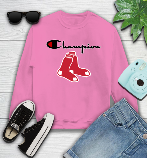 MLB Baseball Boston Red Sox Champion Shirt Youth Sweatshirt 3