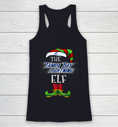 Tampa Bay Lightning Christmas ELF Funny NHL Racerback Tank 7