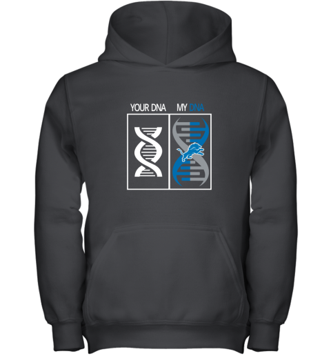 My DNA Is The Detroit Lions Football NFL Youth Hoodie