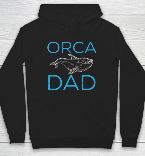 Funny Orca Lover Graphic for Boys Men Dads Whale Hoodie