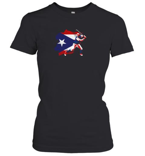 Puerto Rico Flag Shirt Baseball Player Shirt Sport Lover Women's T-Shirt