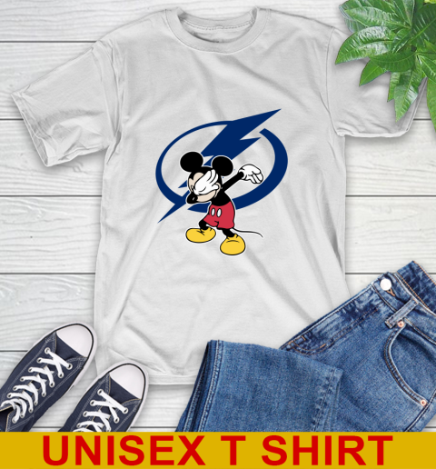 Tampa Bay Lightning NHL Hockey Dabbing Mickey Disney Sports T-Shirt