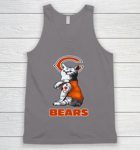 NFL Football My Cat Loves Chicago Bears Tank Top 6