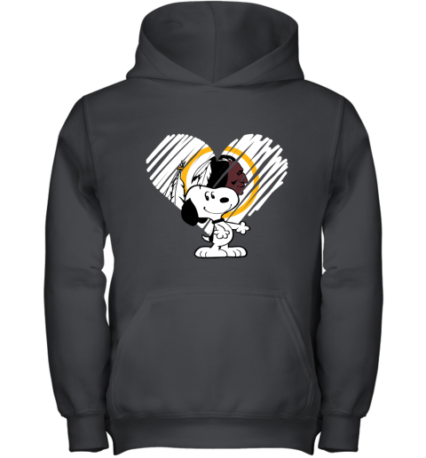 I Love Snoopy Washington Redskins In My Heart NFL Youth Hoodie