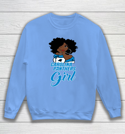 Carolina Panthers Girl NFL Sweatshirt 9
