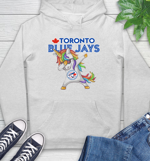 Toronto Blue Jays MLB Baseball Funny Unicorn Dabbing Sports Hoodie