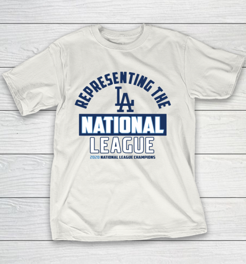 Representing the Los Angeles Dodgers National League 2020 Champions Youth T-Shirt