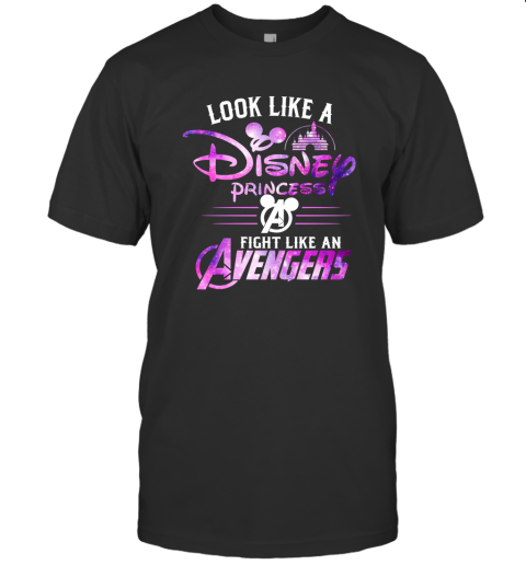 Look Like A Princess Fight Like an Avenger Funny Superheroes Lover Gift for Fan