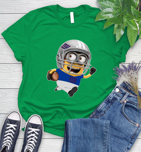 NFL New York Giants Minions Disney Football Sports Women's T-Shirt 6