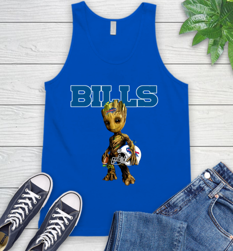 Buffalo Bills NFL Football Groot Marvel Guardians Of The Galaxy Tank Top 5