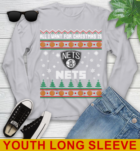 NBA Basketball All I Want For Christmas Is Brooklyn Nets 121